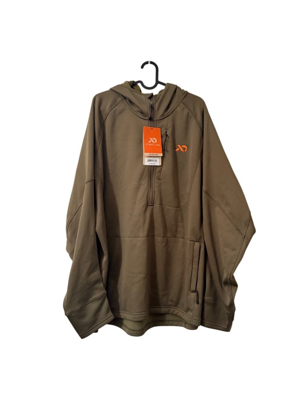 NEW First Lite Origin Hoody Green Pullover Hunting Outdoor Mens Size 2XLarge